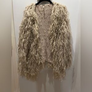 Free People Penny Lane Shag Cardigan
